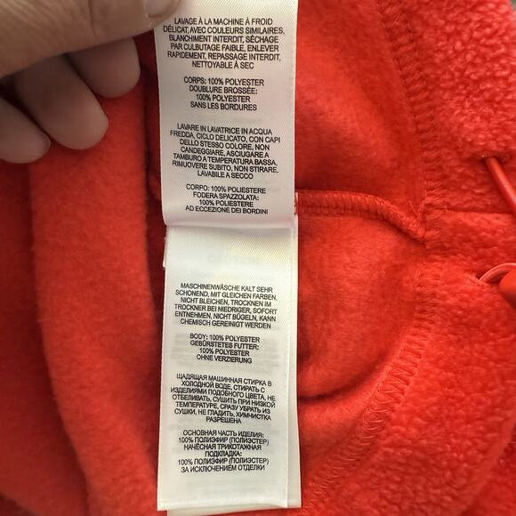 Columbia Full Zip Red Fleece Jacket Women's Size XL - Picture 7 of 7